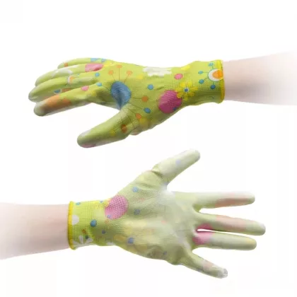 11517L Virágmintás kerti kesztyű