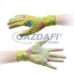 11517M Virágmintás kerti kesztyű