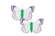 GLOBIZ 11692 Kerti dekoráció - pillangó - 10 cm - csipeszes - 2 db / csomag GLOBIZ 11692 Kerti dekoráció - pillangó - 10 cm - csipeszes - 2 db / csomag