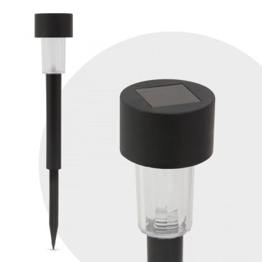 11701A Leszúrható LED-es szolár lámpa, fekete színben