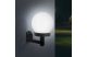 Garden of Eden 11710 LED-es szolár fali lámpa, hidegfehér, fekete