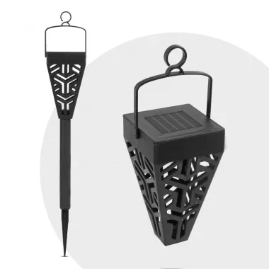 11725 Leszúrható, akasztható szolár lámpa, melegfehér LED