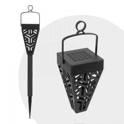   11725 Leszúrható, akasztható szolár lámpa, melegfehér LED