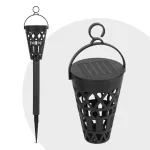   11726 Leszúrható, akasztható szolár lámpa, melegfehér LED