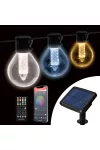 11743 Smart szolár fényfüzér - 15 db fehér LED - 7,5 m - bluetooth