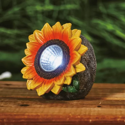 GARDEN OF EDEN 11762C Szolár napraforgó - 2 fehér LED - 5 x 8 x 8,6 cm GARDEN OF EDEN 11762C Szolár napraforgó - 2 fehér LED - 5 x 8 x 8,6 cm