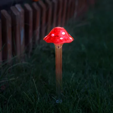 GARDEN OF EDEN 11765 Leszúrható szolár gomba - 33,5 cm - 1 hidegfehér LED GARDEN OF EDEN 11765 Leszúrható szolár gomba - 33,5 cm - 1 hidegfehér LED