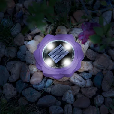 11767C Leszúrható szolár lámpa - lila - 115 x 23 mm - SMD hidegfehér LED 11767C Leszúrható szolár lámpa - lila - 115 x 23 mm - SMD hidegfehér LED