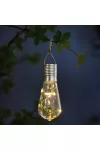GARDEN OF EDEN 11777 Felakasztható szolár lámpa - izzó - 4 melegfehér LED - 4,7 x 11 cm GARDEN OF EDEN 11777 Felakasztható szolár lámpa - izzó - 4 melegfehér LED - 4,7 x 11 cm