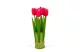 GLOBIZ 11897A Műnövény dekoráció - tulipán - piros - 26 x 6,5 cm GLOBIZ 11897A Műnövény dekoráció - tulipán - piros - 26 x 6,5 cm