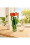 GLOBIZ 11897D Műnövény dekoráció - tulipán - narancssárga - 26 x 6,5 cm GLOBIZ 11897D Műnövény dekoráció - tulipán - narancssárga - 26 x 6,5 cm