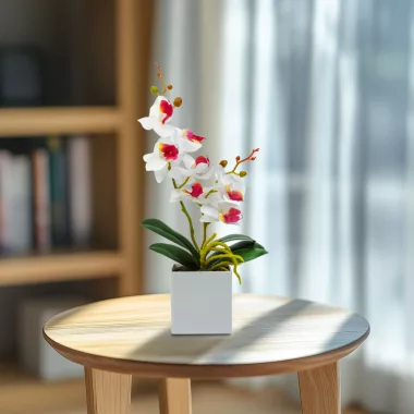 GLOBIZ 11902 Műnövény dekoráció - orchidea - 3 féle - 37 cm GLOBIZ 11902 Műnövény dekoráció - orchidea - 3 féle - 37 cm