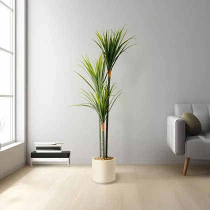 GLOBIZ 11903 Műnövény dekoráció - Dracaena Marginata - zöld - 1,2 m GLOBIZ 11903 Műnövény dekoráció - Dracaena Marginata - zöld - 1,2 m