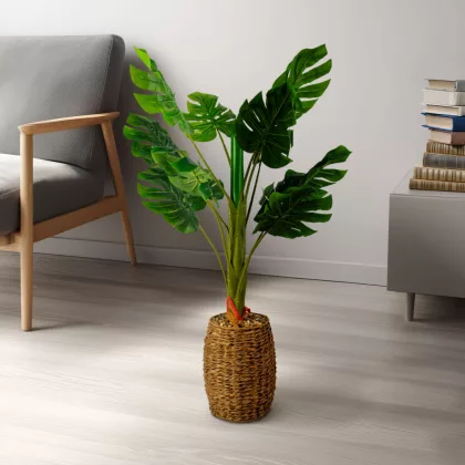 GLOBIZ 11907 Műnövény dekoráció - filodendron - 1 m GLOBIZ 11907 Műnövény dekoráció - filodendron - 1 m