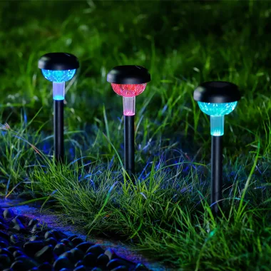 GARDEN OF EDEN 13016 Leszúrható szolár lámpa - RGB LED - 7 x 30 cm - színváltós GARDEN OF EDEN 13016 Leszúrható szolár lámpa - RGB LED - 7 x 30 cm - színváltós