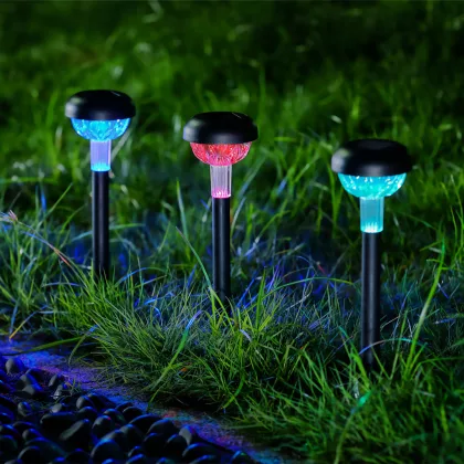   GARDEN OF EDEN 13016 Leszúrható szolár lámpa - RGB LED - 7 x 30 cm - színváltós