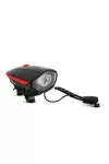 18582 Kerékpár lámpa elektromos kürttel - XPE LED - 400 mAh akkumulátor - 450 lm - IP55