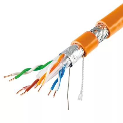   DELIGHT 20049 Vezeték SF/UTP fali Cat.6A (500m) BC - 4P 23AWG SOLID - Fluke pass