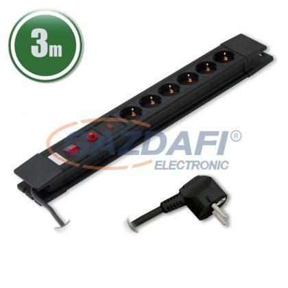   20249 6-os elosztó túlfesz. és túláram elleni védelemmel