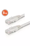 DELIGHT 20345 Patch kábel - UTP - CAT6 - CCA - 5 m - szürke