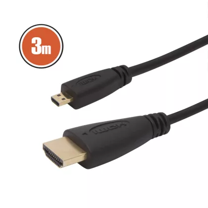20425 Micro HDMI kábel • 3 m 20425 Micro HDMI kábel • 3 m