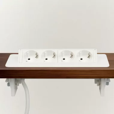 DELIGHT 20446WH Rejtett elosztó - 4-es - Felnyíló kivitel - fehér DELIGHT 20446WH Rejtett elosztó - 4-es - Felnyíló kivitel - fehér