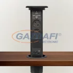   20450BB motoros rejtett elosztó bluetooth-os 2-es + 2 USB, 230V AC (50 Hz), 16A, 3 x 1,5 mm² C19