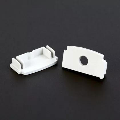   PHENOM 41026E LED aluminium profil végzáró (41026hoz) - 2 db - fehér