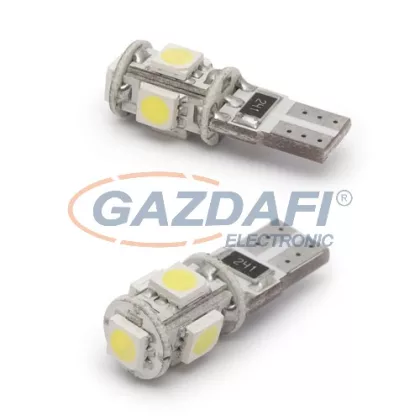 CARGUARD 50944 LED izzó, T10 3W 90Lm 6000K, 2 db