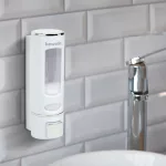   Bewello 51118A Szappanadagoló - kézzel működtethető - 400 ml - falra szerelhető - fehér