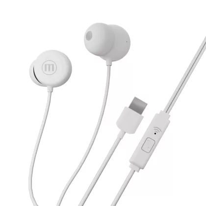 MAXELL 52050 Maxell vezetékes fülhallgató - fehér - USB-C (INBAX) MAXELL 52050 Maxell vezetékes fülhallgató - fehér - USB-C (INBAX)