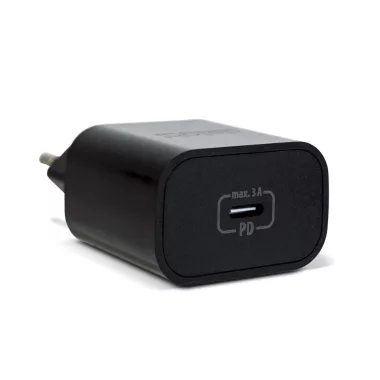 DELIGHT 55040BK Adapter - Type-C - gyorstöltő, PD20W - fekete DELIGHT 55040BK Adapter - Type-C - gyorstöltő, PD20W - fekete