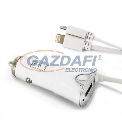   DELIGHT 55051 Univerzális telefontöltő, micro USB + iPhone 5/6 csatlakozással + USB 1A