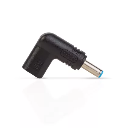 Delight 55063C Adapter fej - Type-C -> DC 4,5 x 3 mm - HP - 20V Delight 55063C Adapter fej - Type-C -> DC 4,5 x 3 mm - HP - 20V