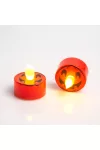 55247J LED-es teamécses - halloween, tök - 2 db / csomag 55247J LED-es teamécses - halloween, tök - 2 db / csomag
