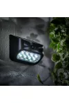 GARDEN OF EDEN 55282 Mozgásérzékelős szolár lámpa - 14 x 6,5 x 10 cm - 8 x SMD LED