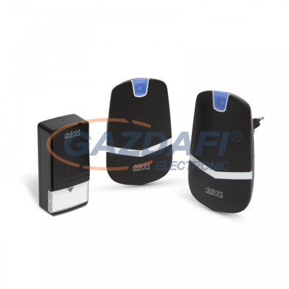   DELIGHT 55342BK-2 Digitális elem- és vezeték nélküli csengő - Kinetic