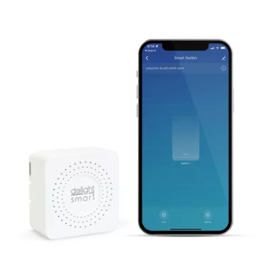 Delight 55357B Smart Wi-Fi-s Kinetic rejtett kapcsoló - 100-240V AC, max 15A
