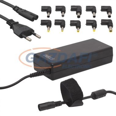 DELIGHT 55360 Univerzális laptop/notebook töltő adapter tápkábellel
