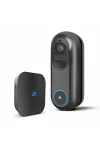 55387BK Smart Wi-Fi-s videó kaputelefon - akkumulátor, külső táp, MicroSD - FHD, PIR - fekete