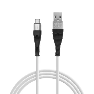 Delight 55439A Adatkábel - microUSB - szilikon bevonat - 2A - 2m Delight 55439A Adatkábel - microUSB - szilikon bevonat - 2A - 2m