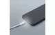 Delight 55442M-WH Adatkábel - MicroUSB - 1A - LED - ezüst - 1 m