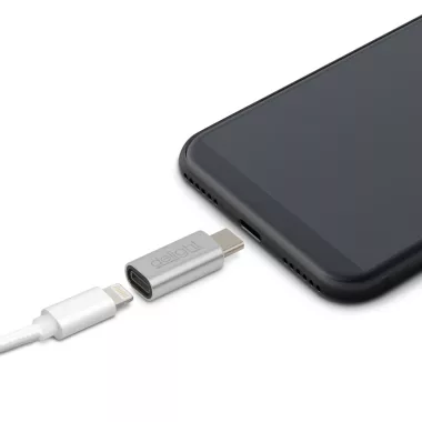 Delight 55448B Adapter - iPhone lightning - Type-C Delight 55448B Adapter - iPhone lightning - Type-C