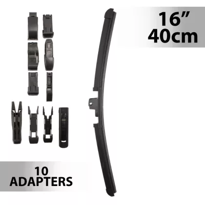   CARGUARD 55736N Ablaktörlő 16"/40 cm - 10 db adapterrel