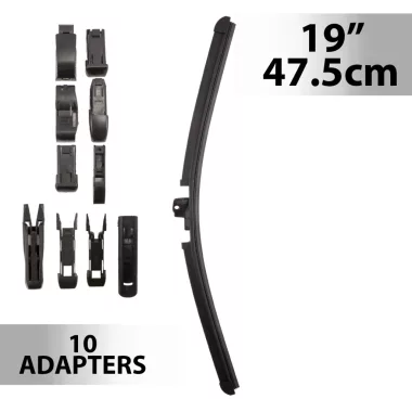 CARGUARD 55739N Ablaktörlő 19"/47,5 cm - 10 db adapterrel CARGUARD 55739N Ablaktörlő 19"/47,5 cm - 10 db adapterrel