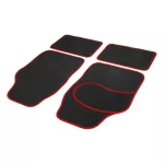Carguard 55834B Univerzális textil autószőnyeg szett - 64 x 44 cm / 44 x 29 cm - fekete, p