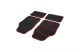 Carguard 55834B Univerzális textil autószőnyeg szett - 64 x 44 cm / 44 x 29 cm - fekete, p - 4