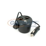 55835 Dupla USB+szivargyújtó elosztó, akkuteszterrel