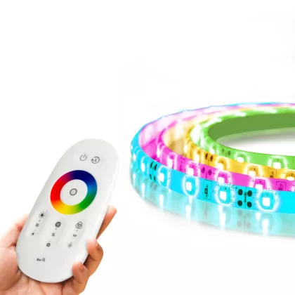 Phenom 55843 RGB LED szalag - 5 m - 100+ program, érintős távirányítóval - IP65