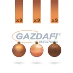 Gömbdísz szett - 3 cm